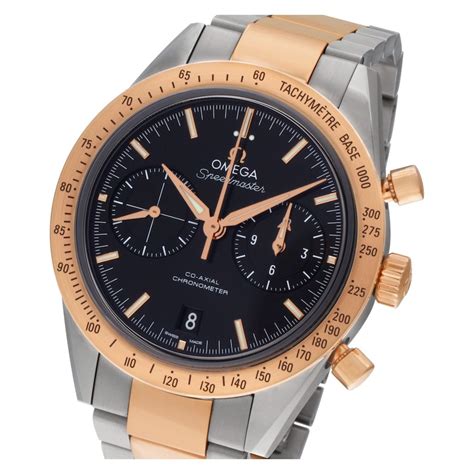 Omega Speedmaster 57 red gold